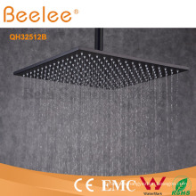 Black Orb Brass LED Rain Shower Head